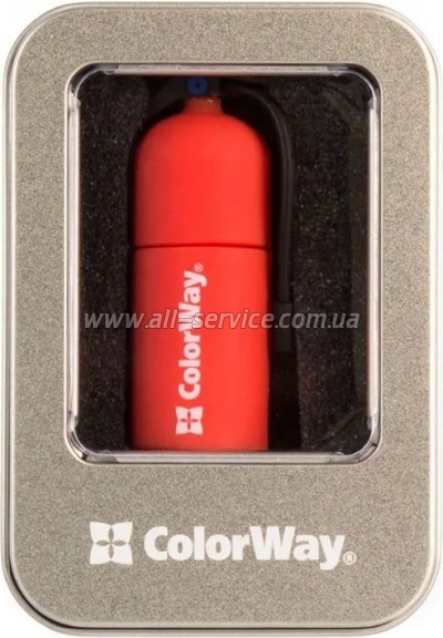 ��e��� ColorWay Fire 32GB USB 3.0 Red (CW-USBFE32)