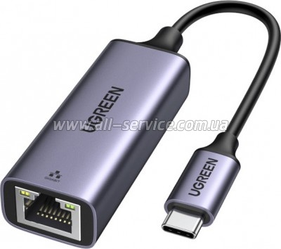 ������� USB-C to RJ45 Ethernet 1000Mbps CM199 Ugreen (50737)