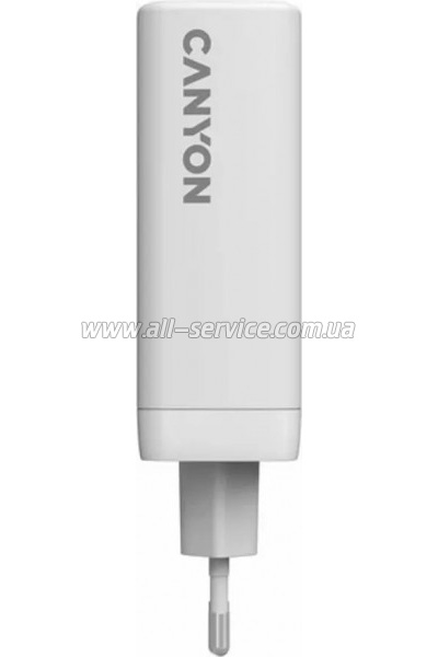�������� ������� Canyon CU140ACC GaN 150W 3xPD 1xQC EU White (CNS-CUW140ACC)