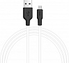 ���� ������ USB 2.0 AM to Micro 5P 1.0m 2A silicone X21 black+white HOCO (6957531071389)