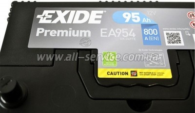   EXIDE PREMIUM 95A (EA954)