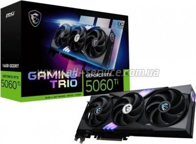 ���������� MSI GeForce RTX5060Ti 16Gb GAMING TRIO OC (RTX 5060 Ti 16G GAMING TRIO OC)