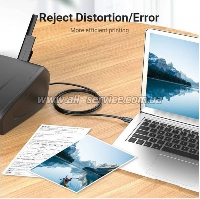 ������ ��� �������� USB 2.0 AM/BM 5.0m black Vention (COQBJ)