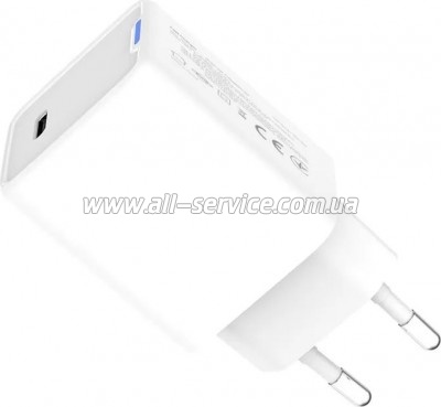 �������� ������� ColorWay GaN Mini 45W PD white (CW-CHS057PD-WT)