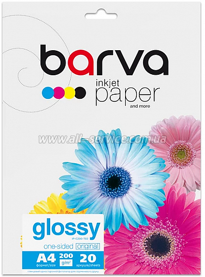  Barva Original glossy 200 /, 4, 20 (IP-C200-T02)