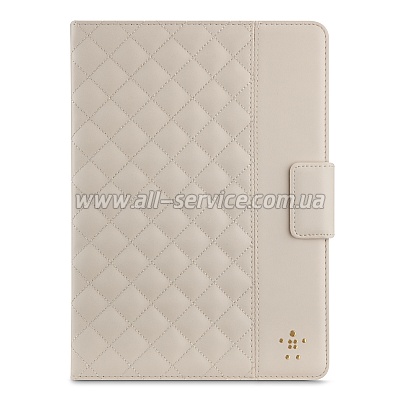  iPad Air Belkin Quilted Cover (Cream/) (F7N073B2C01)