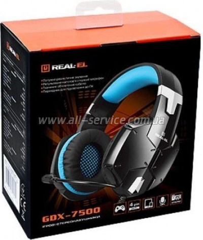  REAL-EL GDX-7500 black-blue
