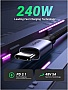 ���� ������ USB-C to USB-C 1.0m 240W US535 space gray Ugreen (15311)