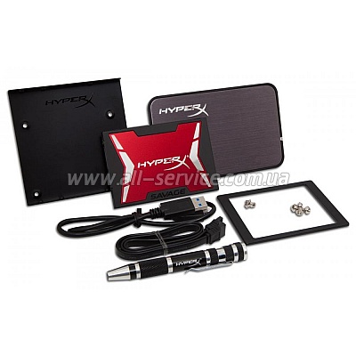 SSD  2.5" HyperX Savage 480GB SATA 7mm Bundle (SHSS3B7A/480G)