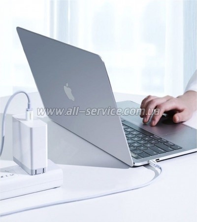 ���� ������ USB-C to USB-C 1.5m US264 18W ABS Cover White Ugreen (60519)