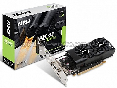 MSI GeForce GTX1050TI 4GB DDR5 Low profile