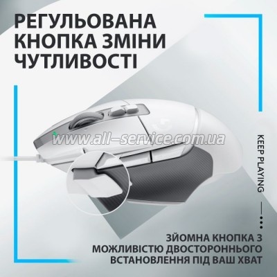  Logitech G502 X USB White (910-006146)
