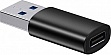 ������� USB 3.1 M to USB-C F black Baseus (ZJJQ000101)