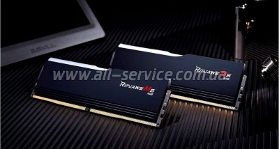     DDR5 64GB (2x32GB) 6000 MHz Ripjaws M5 RGB Matte Black G.Skill (F5-6000J3040G32GX2-RM5RK)