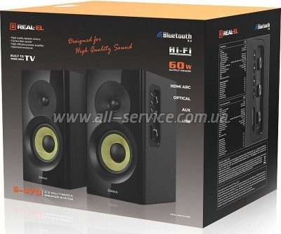   REAL-EL S-470 Black (EL121200018)