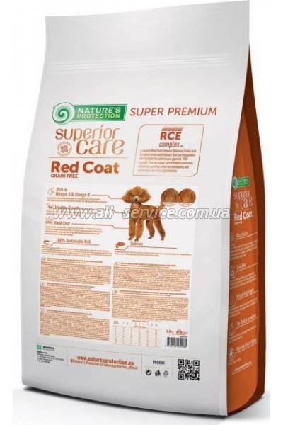     Nature's Protection Superior Care Red Coat Grain Free Junior Mini Breeds 1.5  (NPSC47228)