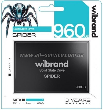  SSD 2.5" 960GB Spider Wibrand (WI2.5SSD/SP960GBST)