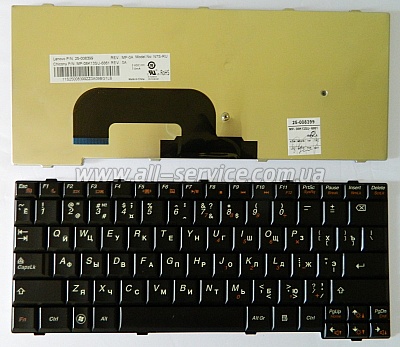 Клавиатура NB LENOVO IdeaPad S12 K23 K26 BLACK RU Клавиатура NB LENOVO IdeaPad S12 K23 K26 BLACK RU