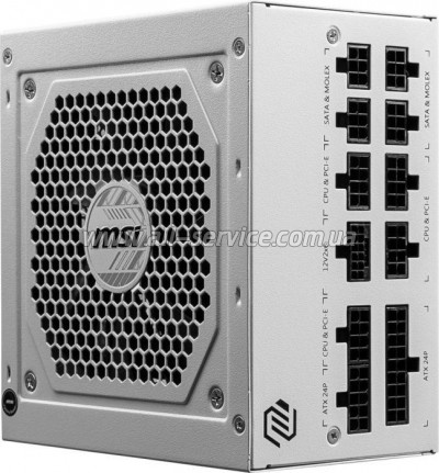   MSI 850W (MAG A850GL PCIE5 WHITE)