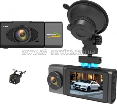  Aspiring Alibi 9 GPS 3 Cameras Speedcam
