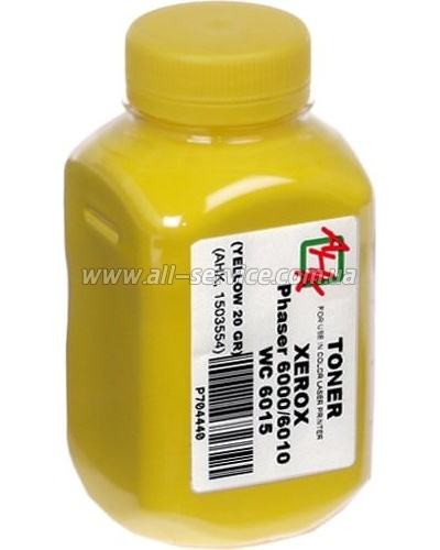 Тонер АНК Xerox Phaser 6000/ 6010/ WC6015 Yellow бутль 20г (1503554) Тонер АНК Xerox Phaser 6000/ 6010/ WC6015 Yellow бутль 20г (1503554)