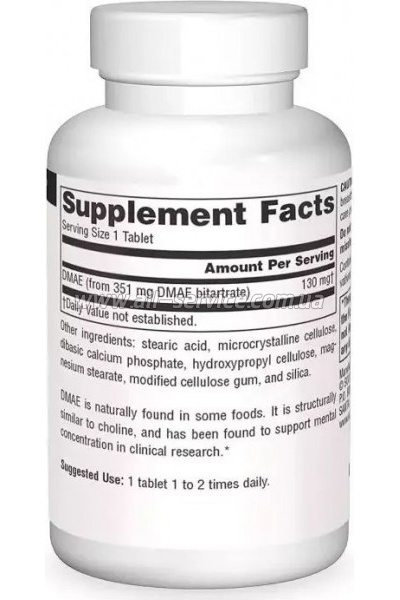  Source Naturals , 130 , DMAE, 50  (SN0621)