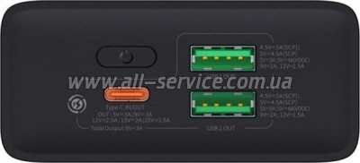   Baseus Adaman 2 20000mAh 30W, PD, QC/3.0, SCP, Oppo Super VOOC (PPAD050101)