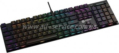  Canyon Cometstrike GK-55 RGB USB UA Black (CND-SKB55-US)