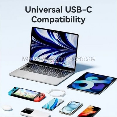 ���� ������ USB-C to USB-C 1.0m 3A black Vention (TRCBF)