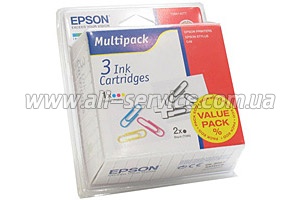 Картридж Epson StC48 Bundle (Color, 2xBk) (C13T066140TT)