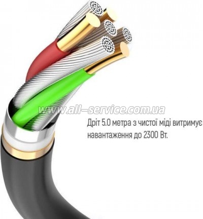   ColorWay CW-CHE435PDB, 4 / 3USB/ 5M (CW-CHE435PDB)