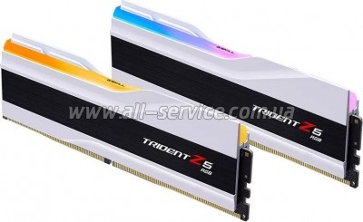     DDR5 64GB (2x32GB) 6000 MHz Trident Z5 RGB White G.Skill (F5-6000J3636F32GX2-TZ5RW)