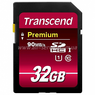   32GB Transcend SDHC Premium Class 10 Ultra High Speed 1 X300 (TS32GSDU1)
