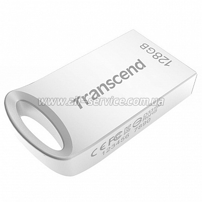  Transcend 128GB JetFlash 710 Silver USB 3.0 (TS128GJF710S)