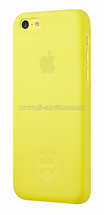  OZAKI O!coat-0.3 Jelly iPhone 5C Yellow OC546YL