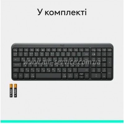  Logitech K250 Bluetooth/Wireless UA Graphite (920-013822)