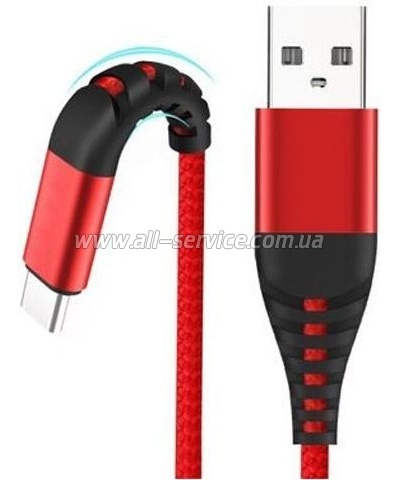 ���� ������ USB 2.0 AM to USB-C 1.0m Extradigital (KBU1736)