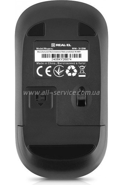  REAL-EL RM-313W Wireless Black (EL123200042)