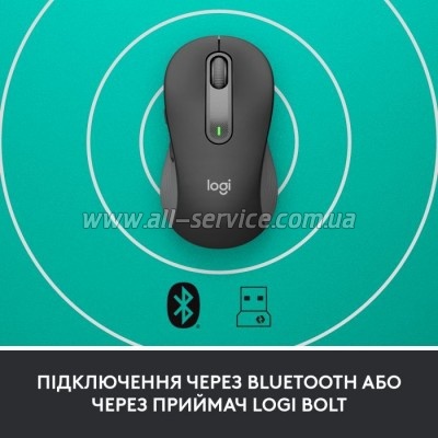  Logitech Signature M650 Wireless for Business Graphite (910-006274)
