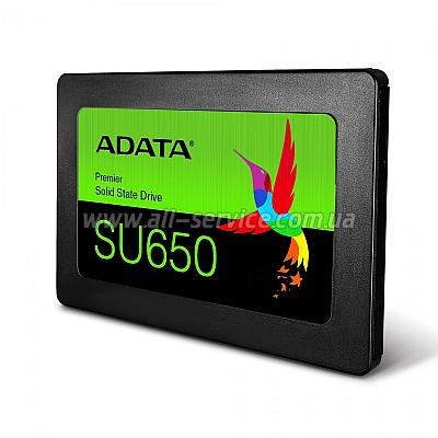 SSD ���������� 120GB ADATA SU650 2.5" SATA 3D TLC (ASU650SS-120GT-R)