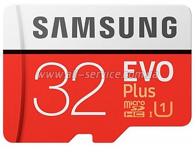   SAMSUNG microSDHC 32GB EVO PLUS UHS-I (MB-MC32GA/RU)