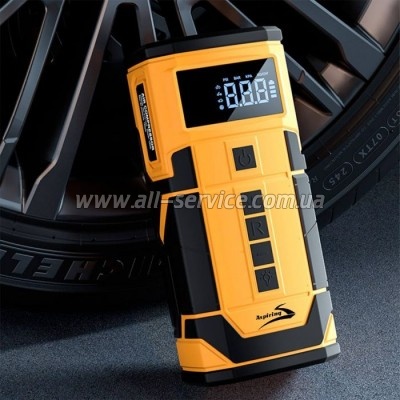    Aspiring Jump 3 8000mAh Power bank 3-in-1 with inflator, compressor, car charging (JM8000PIWC)