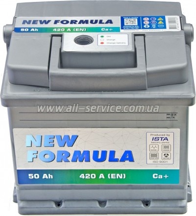 ���������� ������������ NEW FORMULA 50Ah (+/-) 420EN (5502202210)