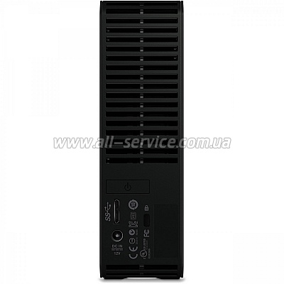  6TB WESTERN DIGITAL Elements Desktop USB 3.0 Black (WDBWLG0060HBK-EESN)