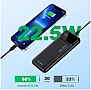  Choetech 10000mAh 22.5W, PD, QC/3.0, USB-A, USB-C, Black (B728-CCBK)