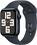 - Apple Watch SE 2024 GPS 44mm Midnight Aluminium Case with Midnight Sport Band - S/M (MXEJ3QH/A)