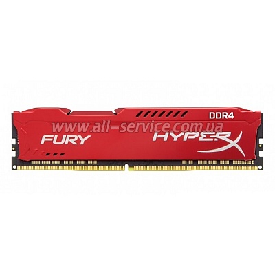  8Gb Kingston HyperX Fury DDR4 3466MHz Red (HX434C19FR2/8)