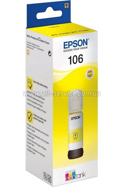 Epson 106 Epson L7160/ 7180 Yellow (C13T00R440)