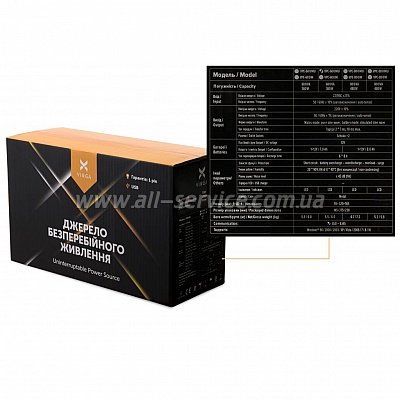  Vinga LCD 600VA metal case with USB (VPC-600MU)
