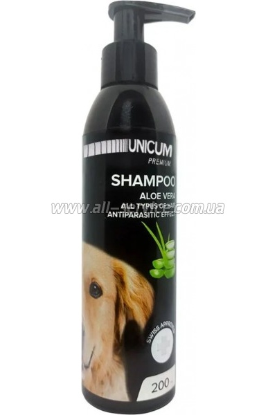 Шампунь Unicum для собак с маслом алоэ вера 200мл (4820150204181) Шампунь Unicum для собак с маслом алоэ вера 200мл (4820150204181)